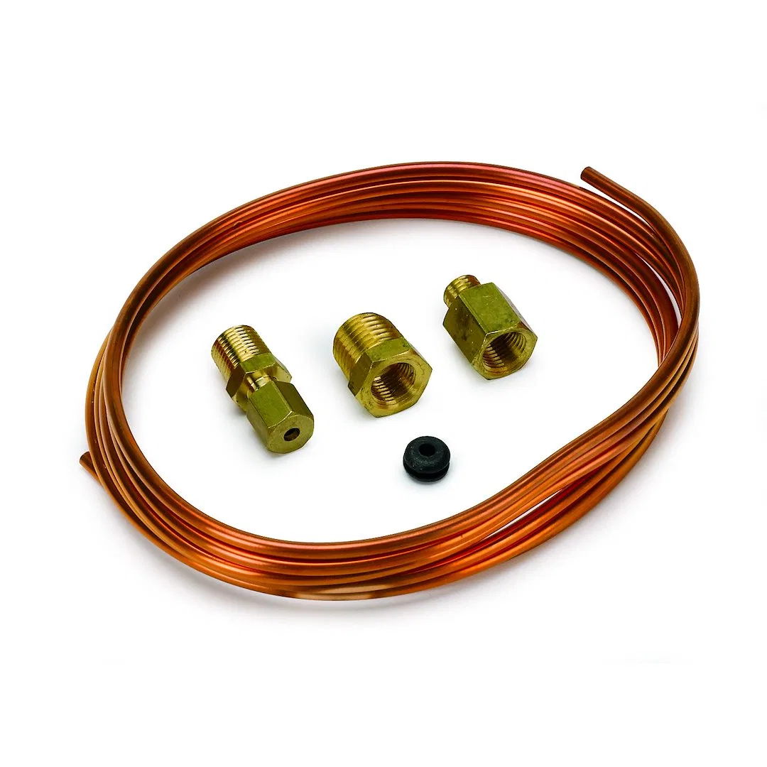 3224 – AUTO METER Gauge Pressure Line Kit, For Mechanical Pressure Gauges Except Fuel or Brake Pressure 1/8 Inch Diam...